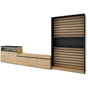 Skraut Home - Conjunto de Muebles de Salón Modernos - 360x186x35cm - para TV hasta 65" Skraut Home - Conjunto de Muebles de Salón Modernos - 360x186x35cm - para TV hasta 65"