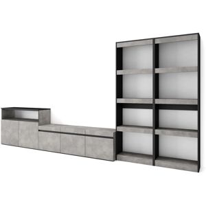 Skraut Home Modernes TV & Esszimmer Möbelset - 370x186x35cm - Für bis zu 65" Fernseher Skraut Home Modernes TV & Esszimmer Möbelset - 370x186x35cm - Für bis zu 65" Fernseher
