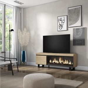 Skraut Home Meuble TV - 160cm - Style Industriel - Moderne Skraut Home Meuble TV - 160cm - Style Industriel - Moderne