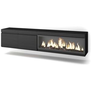 Skraut Home - Porta TV con Caminetto Elettrico - Stile Moderno Skraut Home - Porta TV con Caminetto Elettrico - Stile Moderno