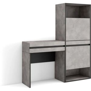 Skraut Home Consola moderna de cemento para zapatos - 130x35x145 cm Skraut Home Consola moderna de cemento para zapatos - 130x35x145 cm