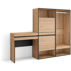 Skraut Home - Mesa Consola - Estilo Moderno - Roble Skraut Home - Mesa Consola - Estilo Moderno - Roble