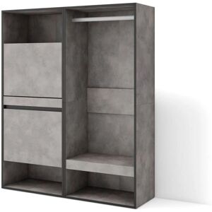 Skraut Home - Armario Zapatero - Estilo Moderno - Cemento Skraut Home - Armario Zapatero - Estilo Moderno - Cemento
