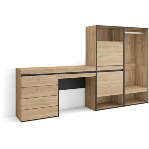 Skraut Home - Armario Zapatero - Estilo Moderno - 247x145x35 cm Skraut Home - Armario Zapatero - Estilo Moderno - 247x145x35 cm