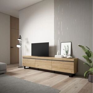 Meuble TV Industriel Moderne Skraut Home - 240x35x57cm Meuble TV Industriel Moderne Skraut Home - 240x35x57cm