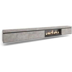 Mueble de TV Skraut Home - 368x45x35 Estilo Moderno Mueble de TV Skraut Home - 368x45x35 Estilo Moderno