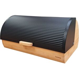 Briebe - Caja de Pan de Bambú con Tapa Deslizante - Organizador de Pan Briebe - Caja de Pan de Bambú con Tapa Deslizante - Organizador de Pan