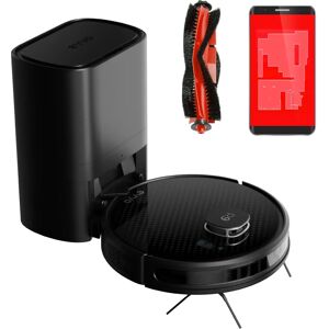 Cecotec Evvo R9 Láser Robot Aspirador 4 en 1 Con Base de Autovaciado WiFi 3000Pa Negro Cecotec Evvo R9 Láser Robot Aspirador 4 en 1 Con Base de Autovaciado WiFi 3000Pa Negro