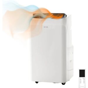 Climatiseur Portable Evvo - 4-en-1, 12000 BTU, Blanc - Climatiseur - Publicité Climatiseur Portable Evvo - 4-en-1, 12000 BTU, Blanc - Climatiseur - Publicité