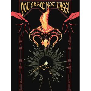 Lord of the Rings Balrog lysande affisch - 50x70cm Lord of the Rings Balrog lysande affisch - 50x70cm