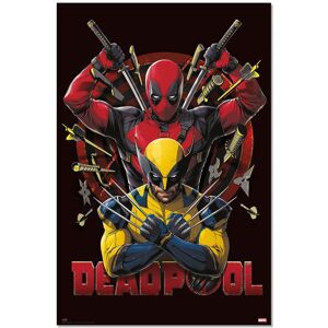 Grupo Erik Cartaz Deadpool Wolverine - 61x91,5cm - Cartaz Grupo Erik Cartaz Deadpool Wolverine - 61x91,5cm - Cartaz