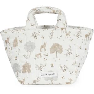 Pasito a Pasito 1120900470 Sac à couches en coton blanc - Trousse de toilette - Publicité Pasito a Pasito 1120900470 Sac à couches en coton blanc - Trousse de toilette - Publicité
