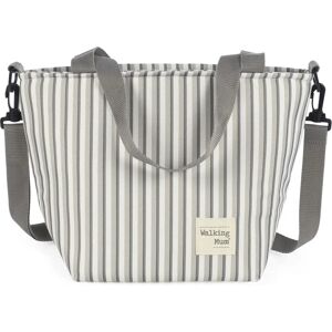 Walking Mum Bolsa de Fraldas Cinza - Isolada, Compacta & Moderna Walking Mum Bolsa de Fraldas Cinza - Isolada, Compacta & Moderna