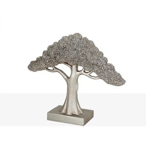 Fijalo - Resinboom Zilver 34x10x28cm - Decoratieve Boom Fijalo - Resinboom Zilver 34x10x28cm - Decoratieve Boom