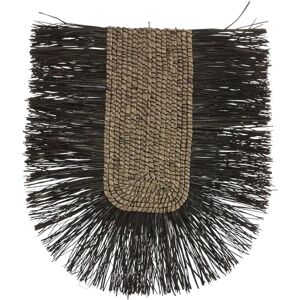 FIJALO Wanddecoratie - Natuurlijke Vezels - Zwart - 50x55x7 cm - Wanddecoratie FIJALO Wanddecoratie - Natuurlijke Vezels - Zwart - 50x55x7 cm - Wanddecoratie