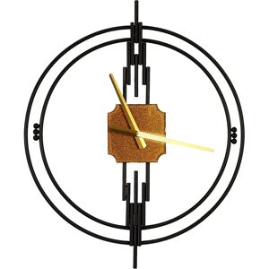 Reloj de Pared de Metal Negro Fijalo - Reloj de Pared Reloj de Pared de Metal Negro Fijalo - Reloj de Pared