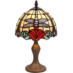 Fijalo Tiffany Tischlampe - 20cm Durchmesser - Zink, Tiffany - Originalreproduktion Fijalo Tiffany Tischlampe - 20cm Durchmesser - Zink, Tiffany - Originalreproduktion