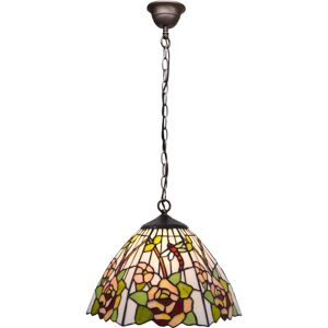 Fijalo Biały Tiffany Lampa wisząca - Lampa wisząca Fijalo Biały Tiffany Lampa wisząca - Lampa wisząca