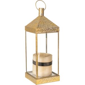 Farol de Metal Antiguo Fijalo - 20x20x55 cm - Decoración Hogar Farol de Metal Antiguo Fijalo - 20x20x55 cm - Decoración Hogar