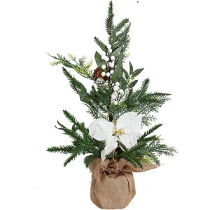Fijalo Vaso Abete Con Fiori Pasqua Bianchi - Vaso Fijalo Vaso Abete Con Fiori Pasqua Bianchi - Vaso