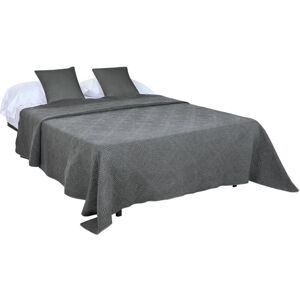 Fijalo - Colcha de poliéster 240x260 - 100 g - Gris Claro Fijalo - Colcha de poliéster 240x260 - 100 g - Gris Claro