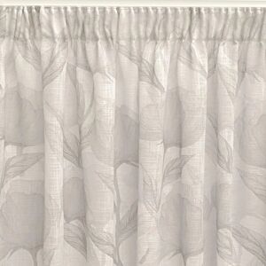 Alexandra House Living Sofia Cinzento Floral Modern Curtain - Translucent Alexandra House Living Sofia Cinzento Floral Modern Curtain - Translucent