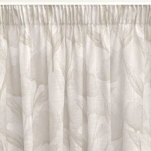 ALEXANDRA HOUSE LIVING Sofia Beige 400 x 270 x 1 cm Translucent Curtain ALEXANDRA HOUSE LIVING Sofia Beige 400 x 270 x 1 cm Translucent Curtain