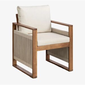 Sklum - Set di 6 sedie da pranzo in legno di acacia con braccioli Sklum - Set di 6 sedie da pranzo in legno di acacia con braccioli
