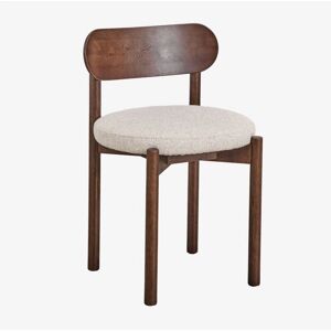 Sklum Sillas de comedor en madera oscura tapizadas - Sillas de comedor Sklum Sillas de comedor en madera oscura tapizadas - Sillas de comedor