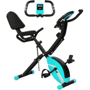 Sportnow - Bicicleta Estática Plegable con Resistencia Magnética - Verde Sportnow - Bicicleta Estática Plegable con Resistencia Magnética - Verde
