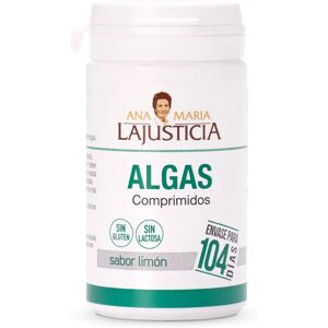 Ana María Lajusticia Algas Sabor Limón - Suplemento alimenticio, 104 cápsulas Ana María Lajusticia Algas Sabor Limón - Suplemento alimenticio, 104 cápsulas