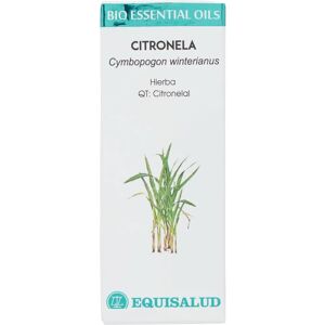 Equisalud Bio Aceite Esencial Citronela - Citronelal 10 Ml - Aceite Esencial Equisalud Bio Aceite Esencial Citronela - Citronelal 10 Ml - Aceite Esencial