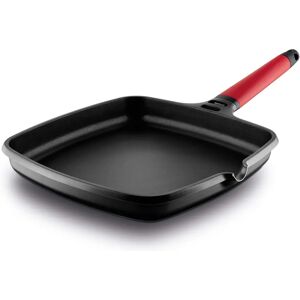 Castey Inductie Grill 27 cm - ROOD Castey Inductie Grill 27 cm - ROOD