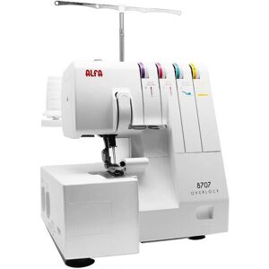 Alfa 8707 - Blanco - Máquina de coser Overlock Alfa 8707 - Blanco - Máquina de coser Overlock