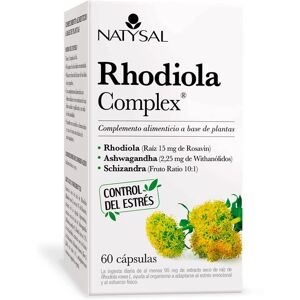 Natysal Complejo de Rhodiola - Relajación y Energía - 60 Cápsulas Natysal Complejo de Rhodiola - Relajación y Energía - 60 Cápsulas