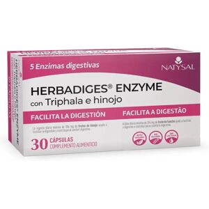 Natysal Herbadiges Enzyme 30 Capsules - Digestive Support Natysal Herbadiges Enzyme 30 Capsules - Digestive Support
