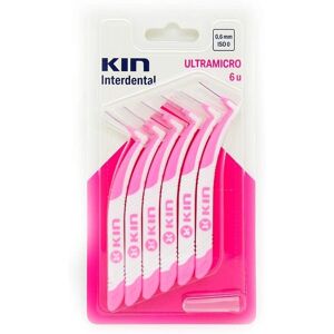 Escova interdental Kin Ultramicro - 0,6 mm - 6 Unidades Escova interdental Kin Ultramicro - 0,6 mm - 6 Unidades