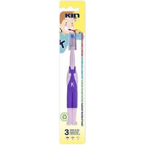 Brosse à dents enfant Kin Fluor - 3-6 ans - Publicité Brosse à dents enfant Kin Fluor - 3-6 ans - Publicité