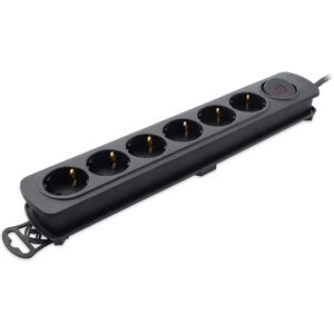 TM Electron Mehrfachstecker - 6 Steckdosen, Schalter, 250V TM Electron Mehrfachstecker - 6 Steckdosen, Schalter, 250V