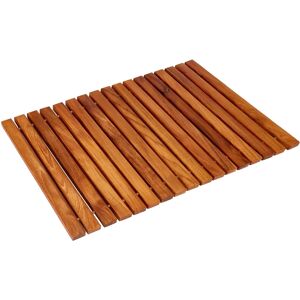 Zenkooi Teak Duschmatte - Rutschfest, Aufrollbar - 40x60cm Zenkooi Teak Duschmatte - Rutschfest, Aufrollbar - 40x60cm