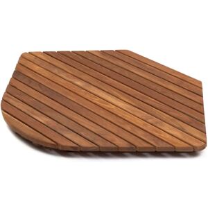 Vassoio doccia in teak Zenkooi - Angolo, 72x72cm - Antiscivolo, Sensazione calda Vassoio doccia in teak Zenkooi - Angolo, 72x72cm - Antiscivolo, Sensazione calda