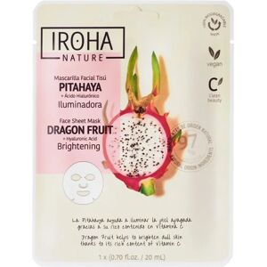 Iroha Nature Brightening Mask with Dragon Fruit & Hyaluronic Acid - Facial Mask Iroha Nature Brightening Mask with Dragon Fruit & Hyaluronic Acid - Facial Mask