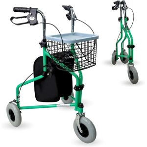 Mobiclinic Caleta Gehwagen - Leichter Stahl 3-Räder Unterstützung Mobiclinic Caleta Gehwagen - Leichter Stahl 3-Räder Unterstützung