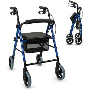 Mobiclinic Hércules Rollator - Leggero in Alluminio, Pieghevole, 4 Ruote Mobiclinic Hércules Rollator - Leggero in Alluminio, Pieghevole, 4 Ruote