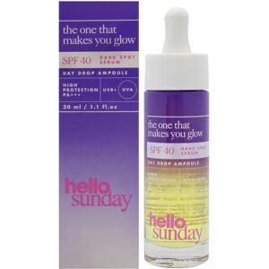 Hello Sunday SPF 40 Dark Spot Serum - 30ml Skin Brightening Treatment Hello Sunday SPF 40 Dark Spot Serum - 30ml Skin Brightening Treatment