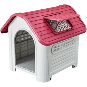 GARDIUN Casa de Perro Mediana Dakota - Resina, Ventilación, Montaje Fácil GARDIUN Casa de Perro Mediana Dakota - Resina, Ventilación, Montaje Fácil