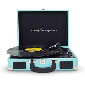 Prixton VC400 Bluetooth Turntable - Vinyl to WAV, Portable, Vintage Style Prixton VC400 Bluetooth Turntable - Vinyl to WAV, Portable, Vintage Style