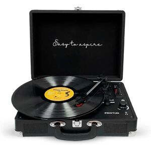 Platine Bluetooth VC400 Prixton - Malette Vintage - Numérisation Vinyle - Publicité Platine Bluetooth VC400 Prixton - Malette Vintage - Numérisation Vinyle - Publicité