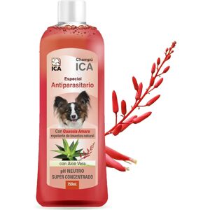 Shampoo antiparasitaire ICA Aloe Vera pour chiens - Publicité Shampoo antiparasitaire ICA Aloe Vera pour chiens - Publicité