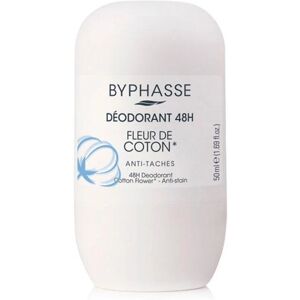 Desodorante Flor de Algodão Byphasse - Roll-On 24h para Mulheres Desodorante Flor de Algodão Byphasse - Roll-On 24h para Mulheres
